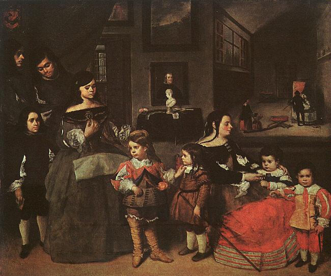 MAZO, Juan Bautista Martinez del The Artist's Family yu oil painting picture
